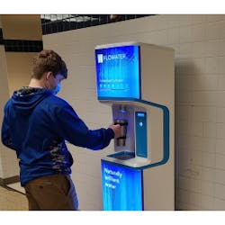 A student uses a FloWater station in the Minersville area school district (photo: Business Wire).