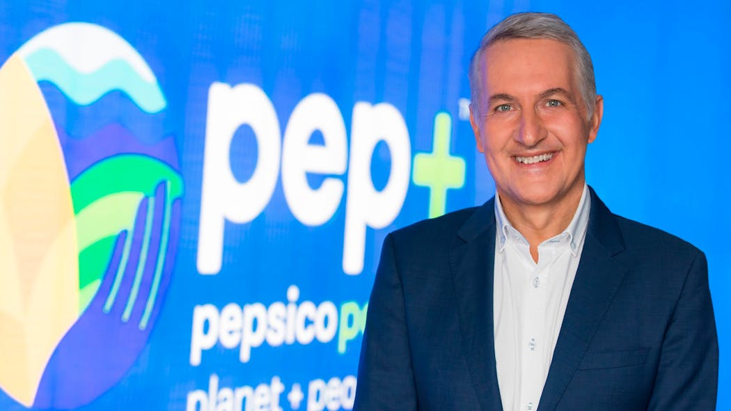 PepsiCo chief executive says the pep+ initiative is the future of the beverage and snack company. (Photo: PRNewsfoto/PepsiCo Inc.)