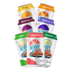 Wave Soda Cans