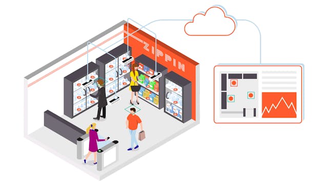 Zippin checkout-free systems fuse information from multiple sources, including cameras and shelf sensors, resulting in high-accuracy performance.