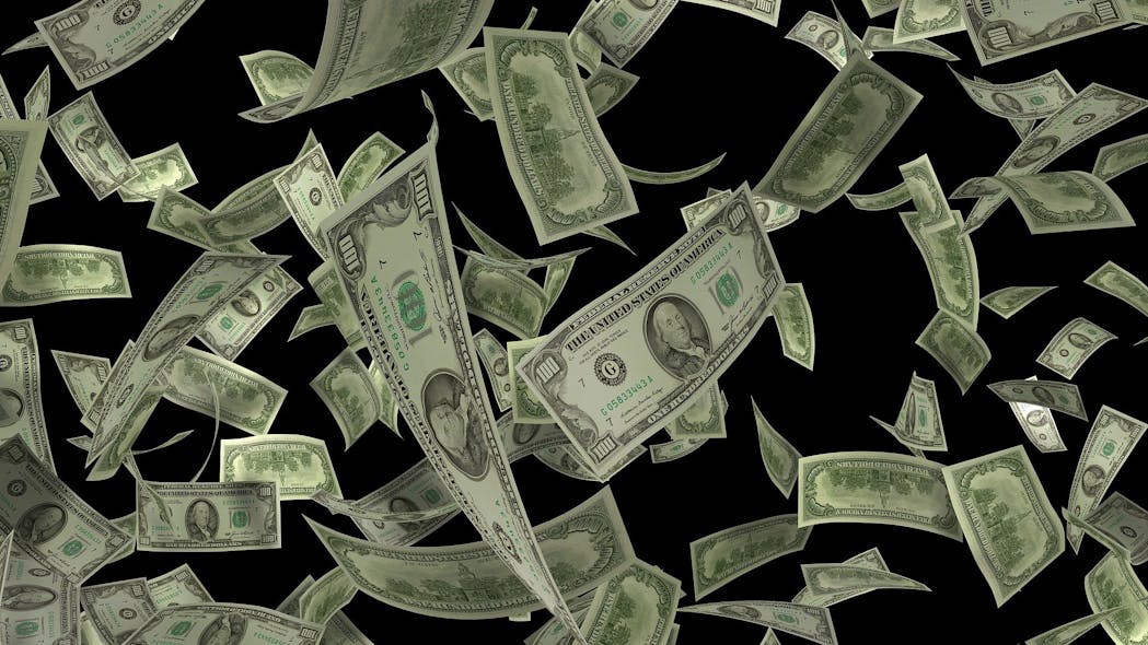 Floating Dollars 3 D Animation Production Co Pixabay
