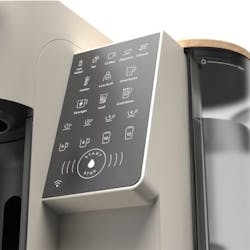 Bruvi&apos;s IoT connected single-serve brewer works with an app that allows users to brew remotely, auto order pods and access a dashboard of consumption patterns.