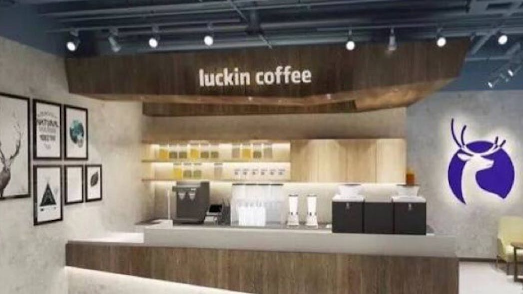 Luckin Coffee Store Counter Pic