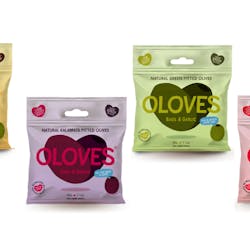 Poshi Pitted Olive Snacks 4x