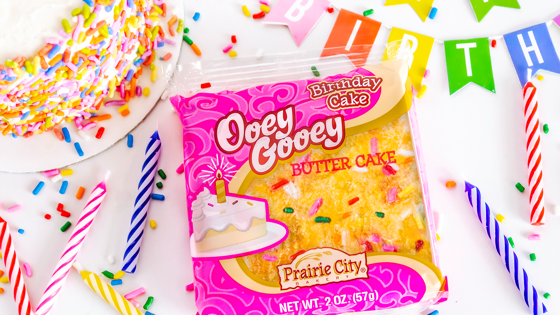 Prairie City Oeey Gooey Birthday Cake