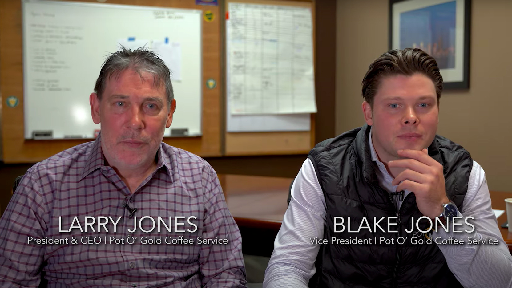 In a new video, Larry and Blake Jones tell the story of how Pot O' Gold Coffee Service survived COVID's devastating blow to OCS to become stronger than ever.