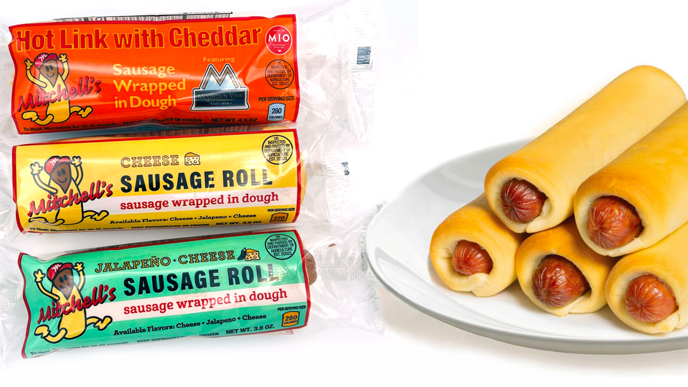 Homeland Baking Mitchells Sausage Rolls 3x Hero