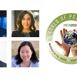 Keynote speakers for NCA&rsquo;s virtual conference include, counterclockwise from top left, celebrity chef Jeff Henderson, bestselling author Erica Dhawan, Brown Brothers Harriman &amp; Co.&apos;s G. Scott Clemons and DIG Insights vice president Cheryl Hung.
