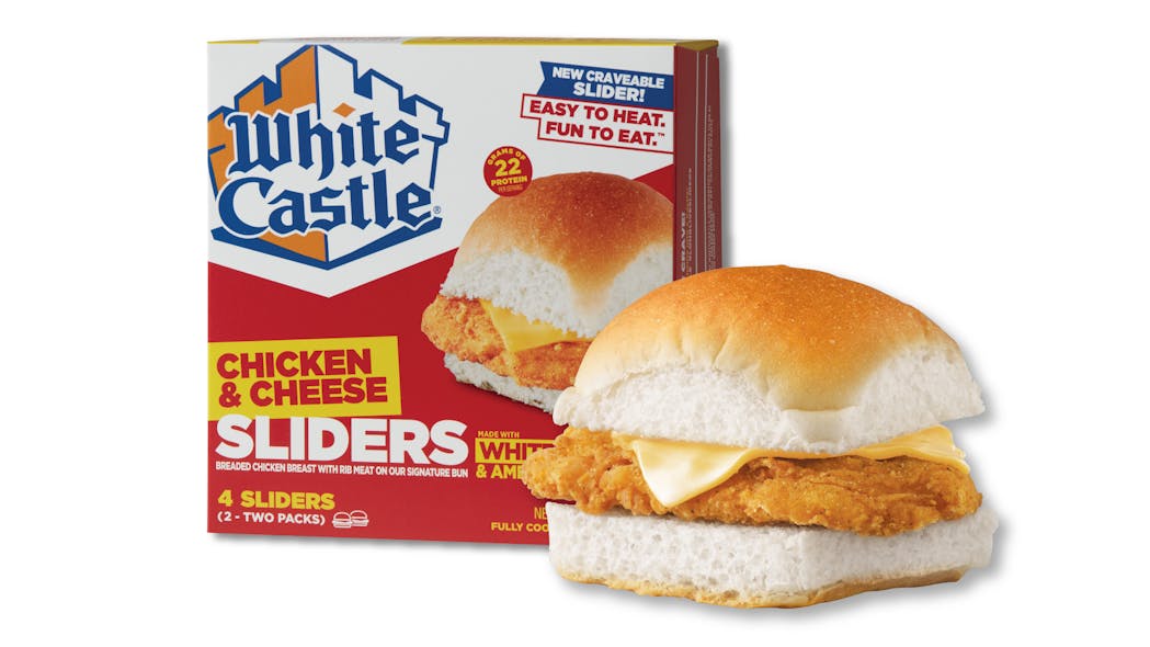 White Castle Retail 4ct Chicken Cheese Sliders