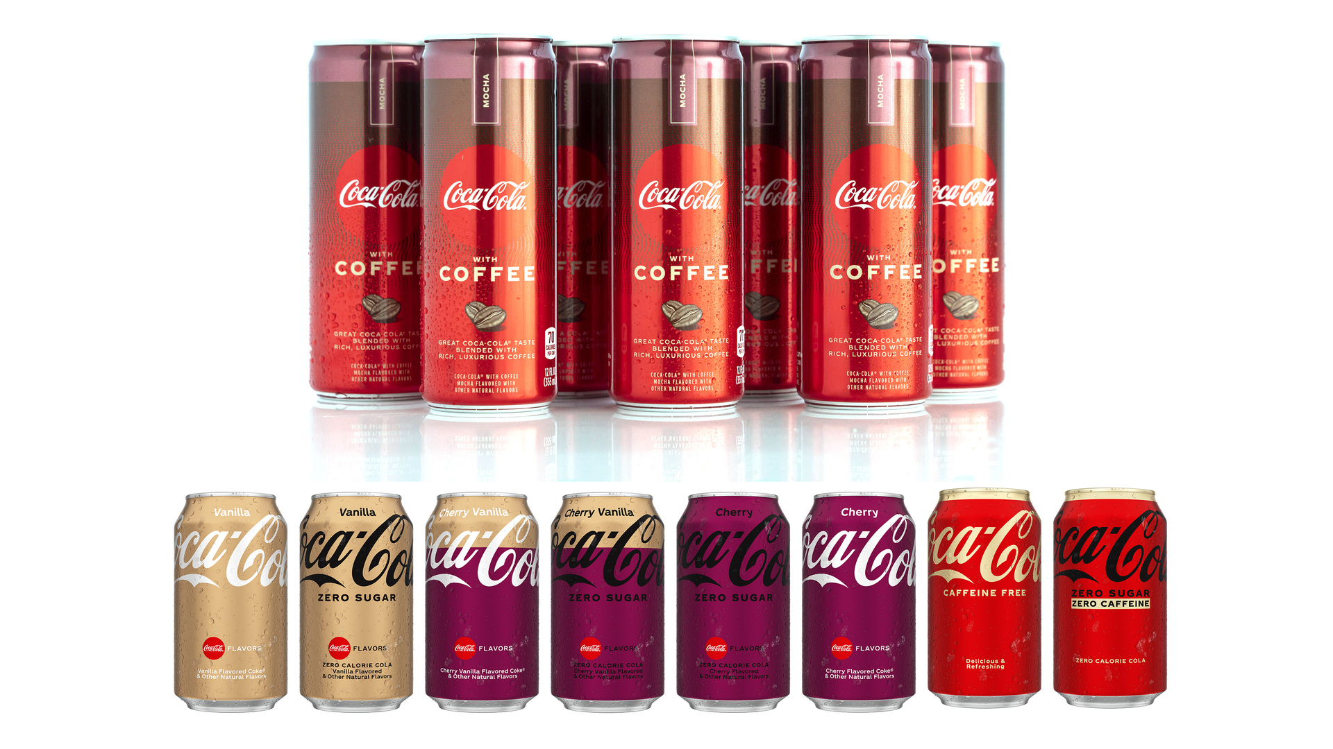 Coca Cola Coffee Mocha Flavors Lineup 61eff8bc3694a