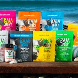 The Baja Veda umbrella brand is now marketing an expanded lineup of jerky, seasonings, dried mangos and deef sticks. Additional products are expected to join the Baja Vida family later this year.