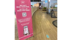 Compass Group Canada will be deploying guest signs promoting Foodback at a participating dining locations