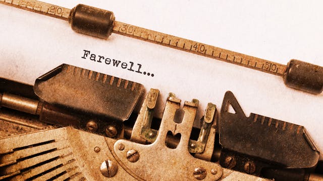 Farewell Dreamstime 65761642