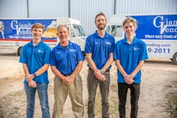 The Giambra Vending family (from left to right): Thomas, Chuck, Josh and Kaden. The Giambra Vending family (from left to right): Thomas, Chuck, Josh and Kaden.