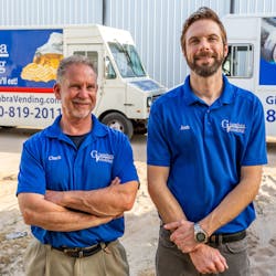 Father and son Chuck and Josh Giambra have been off to a running start in the first half of 2022 with steady growth in their Florida Panhandle vending business.