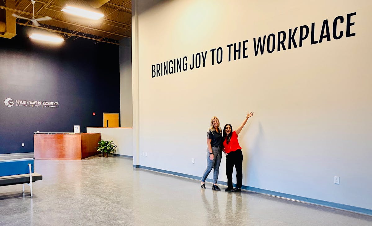 Linda Salda&ntilde;a and pantry director Katie Felumlee are a united force in bringing joy to the workplace.