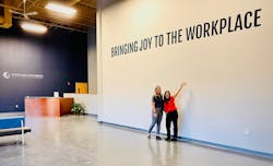 Linda Saldaña and pantry director Katie Felumlee are a united force in bringing joy to the workplace. Linda Saldaña and pantry director Katie Felumlee are a united force in bringing joy to the workplace.