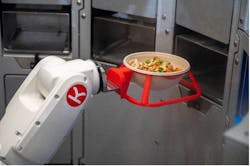 Everything firmly in hand: a KR AGILUS ensures filled bowls. Everything firmly in hand: a KR AGILUS ensures filled bowls.