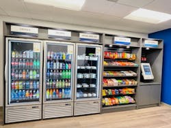 Seventh Wave micro market brings refreshments to multiple tenants in lobby of Atlanta office building. Seventh Wave micro market brings refreshments to multiple tenants in lobby of Atlanta office building.