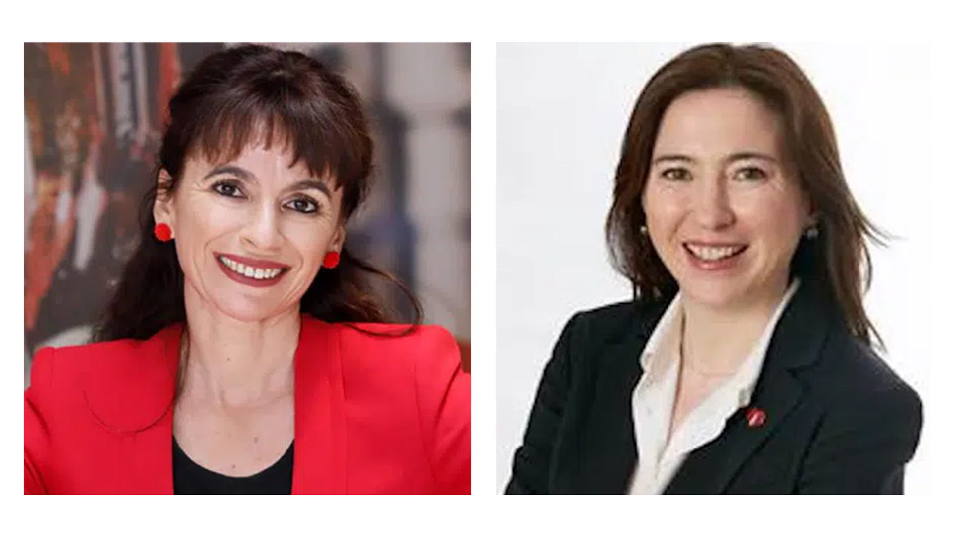 (Left) Evguenia Stoichkova; (right) Sedef Salingan Sahin