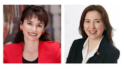 (Left) Evguenia Stoichkova; (right) Sedef Salingan Sahin