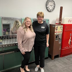 Longtime staff members Samantha DeMuth and Theresa Hook manage office functions and keep things running smoothly. Longtime staff members Samantha DeMuth and Theresa Hook manage office functions and keep things running smoothly.