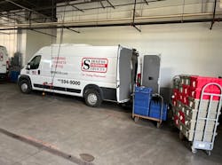 SVS night crew loads route trucks after orders are picked. When drivers arrive in the morning they grab their iPads and go, increasing critical service time before the all-important lunch break. SVS night crew loads route trucks after orders are picked. When drivers arrive in the morning they grab their iPads and go, increasing critical service time before the all-important lunch break.