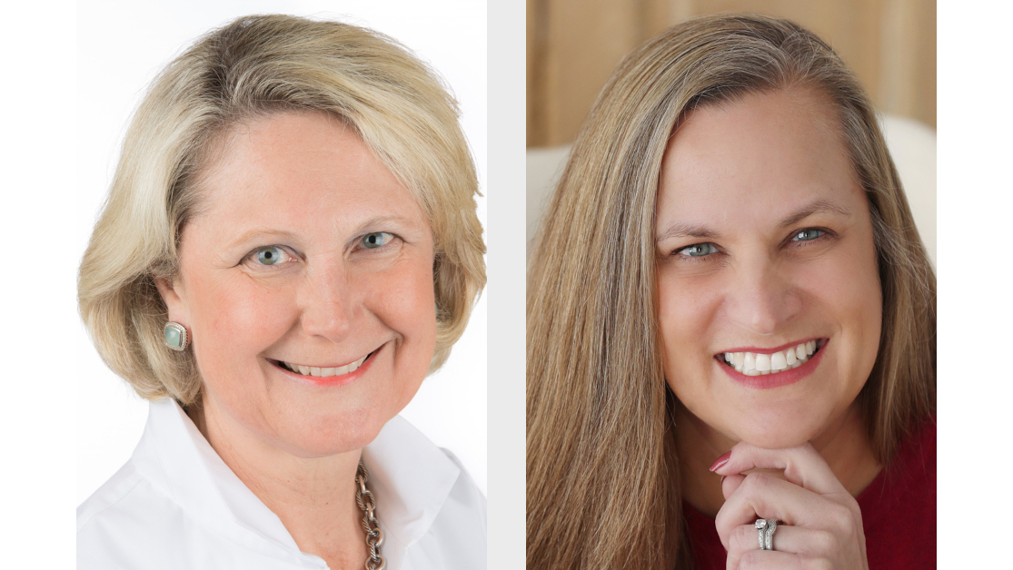 Lynn McKee (at left); Abigail Charpentier (at right)