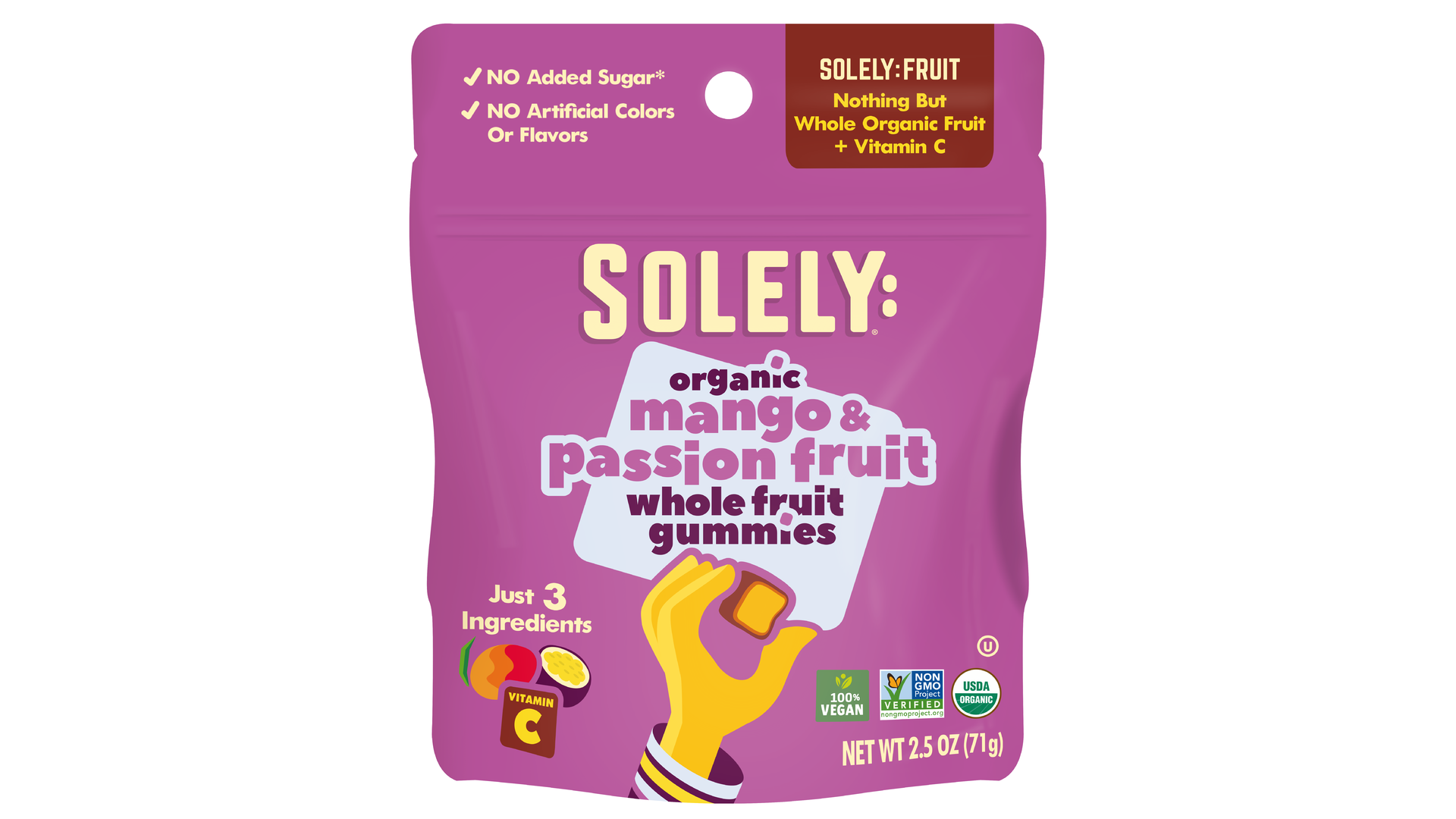 2.5oz Mango Passion Fruit Whole Fruit Gummies Vending Market Watch