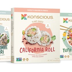 Konscious Foods Plant-Based Sushi Rolls, Onigiri, and Poke Bowls