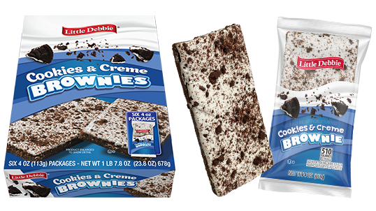 Little Debbie Cookies Cream Intro Carton 2203 (1)