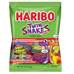 Haribo Twin Snakes 4oz Haribo Twin Snakes 4oz