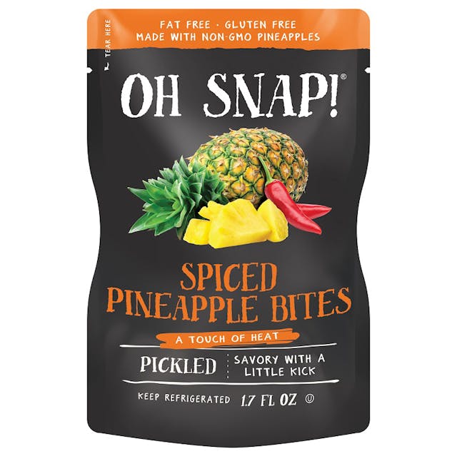 Oh Snap Spiced Pineapple Bites Front