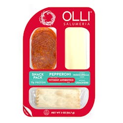 Olli Pepperoni Mozzarella Snack Pack 2oz Olli Pepperoni Mozzarella Snack Pack 2oz