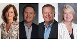 From left to right: Gail Hollander, Chief Marketing Officer; Robert Crane, Senior Vice President, Head of Sales and Sales Commercialization; Tim Wayne, Senior Vice President and General Manager, Away From Home, Canada and International; and Angie Burick, Senior Vice President, Finance and Controller. From left to right: Gail Hollander, Chief Marketing Officer; Robert Crane, Senior Vice President, Head of Sales and Sales Commercialization; Tim Wayne, Senior Vice President and General Manager, Away From Home, Canada and International; and Angie Burick, Senior Vice President, Finance and Controller.