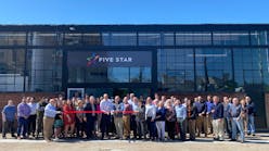 The opening of the new corporate headquarters was celebrated with a ribbon cutting on April 17, 2023, with the Chattanooga Chamber and Five Star employees.