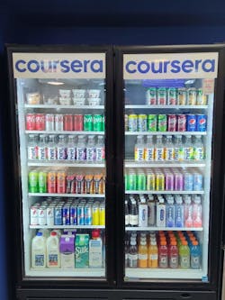 C&amp;S Vending provides a wide variety of cold beverages to cater to diverse tastes.