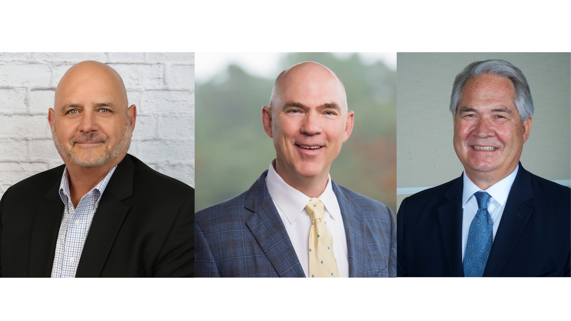 Left to right: David Marler, Patrick D. Moran, Dan Kozlak