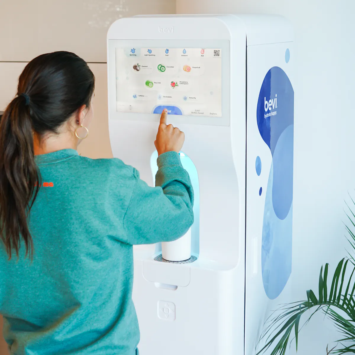 Bevi Interface Bevi Offers New Touchless Beverage Dispensing Feature | Vending Market ...