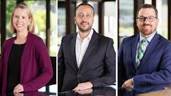 (Left to right): Erin Price, senior vice president of marketing; Mohamed Attia, vice president of strategic sourcing; and Brent Mann, vice president of food safety and quality. (Left to right): Erin Price, senior vice president of marketing; Mohamed Attia, vice president of strategic sourcing; and Brent Mann, vice president of food safety and quality.