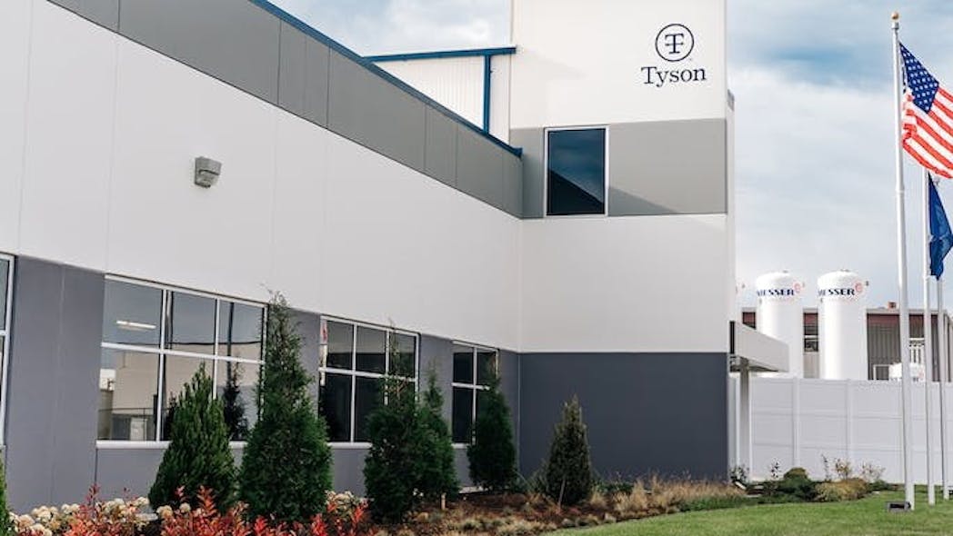 Tyson Foods new Virginia production plant