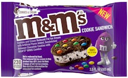 MARS Ice Cream M&amp;M&rsquo;s Cookies &amp; Creme Sandwich