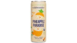 wildwonder&rsquo;s Pineapple Paradise sparkling prebiotic + probiotic beverage