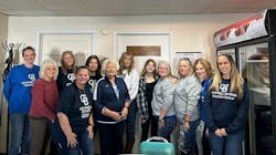 A group of local realtors help deliver meals. The nonprofit also has volunteers from 12 local churches, Smith Cotton High School Class of 1969, Duke Manufacturing, and the Harley Owners Group. A group of local realtors help deliver meals. The nonprofit also has volunteers from 12 local churches, Smith Cotton High School Class of 1969, Duke Manufacturing, and the Harley Owners Group.