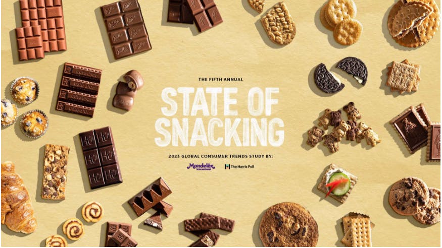 Mondel&emacr;z International releases fifth annual State of Snacking Report