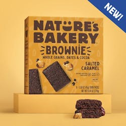 Nature&apos;s Bakery expands brownie line with salted caramel flavor