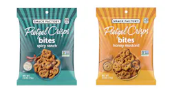Snack Factory launches two flavors of pretzel crisps bites