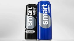 smartwater launches sleekly designed aluminum cans
