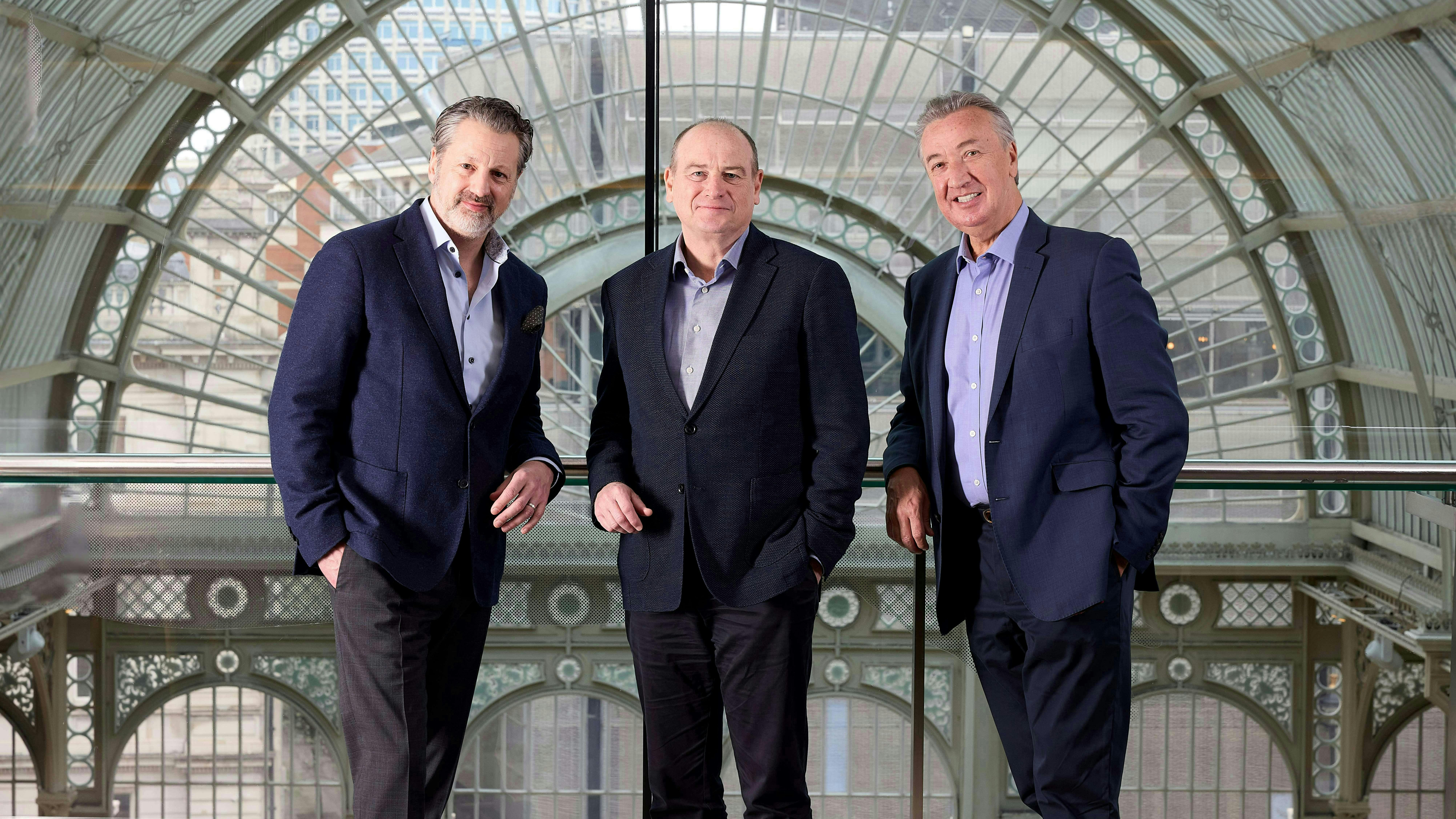 Allister Richards, Robin Mills and Bill Toner