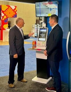 Bob Tullio (on left) speaking to Ryan McWhirter, 365 Retail Markets Bob Tullio (on left) speaking to Ryan McWhirter, 365 Retail Markets